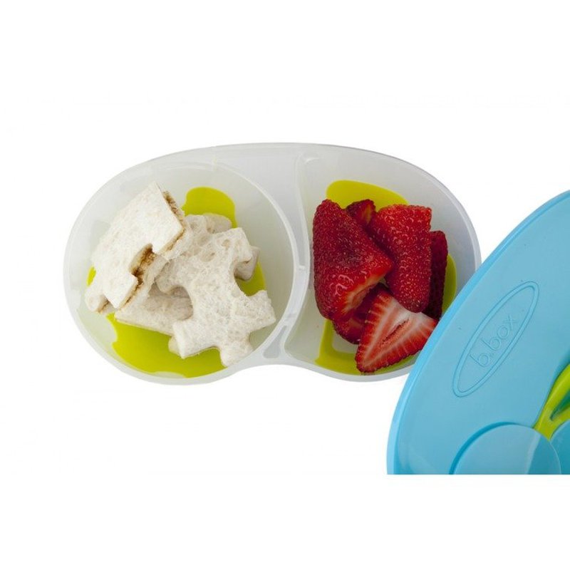 Pojemnik podwójny na żywność, pomarańczowo-różowy, b.box