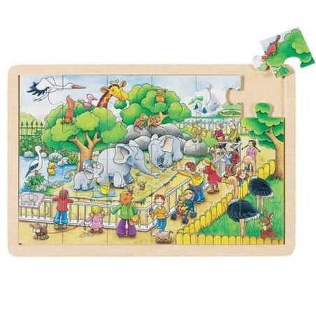 Goki® - Puzzle 24 el motyw W zoo, Goki 57808