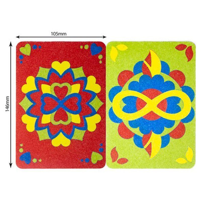 Sabbiarelli - Magiczny Piasek do Kolorowania, Pocket Kit, Mandala, 5l+