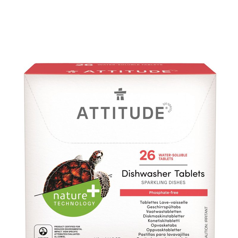 Attitude, Tabletki do zmywarki Rozpuszczalne saszetki (26 szt), 520 g ATTITUDE