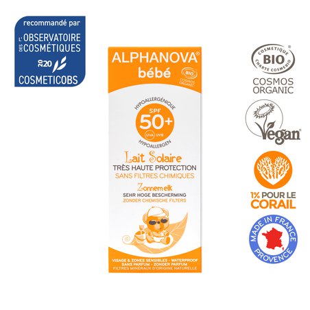 Alphanova Bebe Przeciwsloneczny Krem o wysokim filtrze SPF 50+, 50g ALPHANOVA BEBE