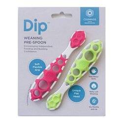 CogniKids Dip® 2 Sensoryczne łyżeczki do nauki samodzielnego jedzenia APPLE/ROSE COGNIKIDS