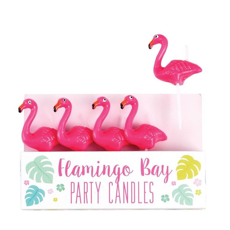 Świeczki na tort 5 szt., Flamingo Bay, Rex London