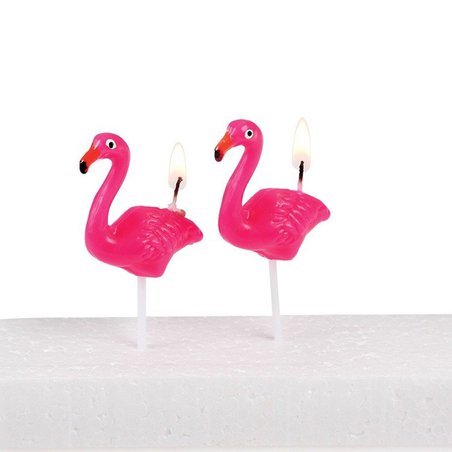 Świeczki na tort 5 szt., Flamingo Bay, Rex London