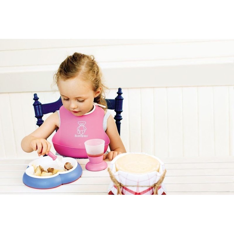 BABYBJORN - śliniak - różowy