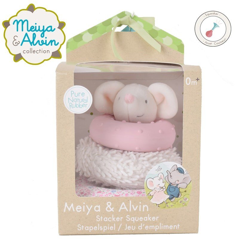 Meiya and Alvin - Meiya & Alvin - Meiya Mouse Stacker with Squicker and Teethers
