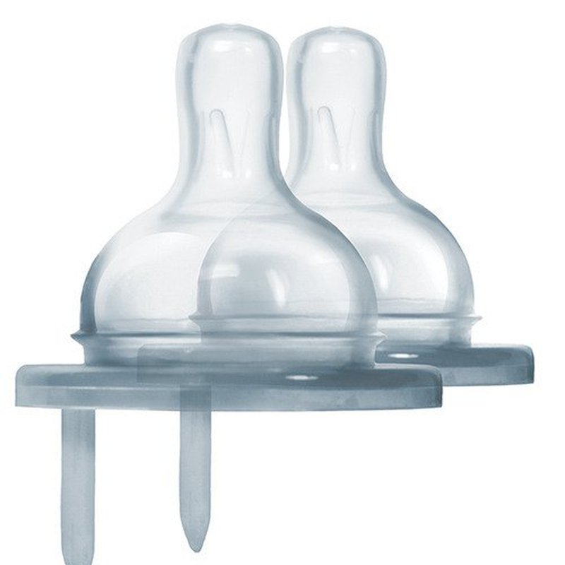 Termobutelka ze smoczkiem 260 ml, różowy swirl, Pura Kiki