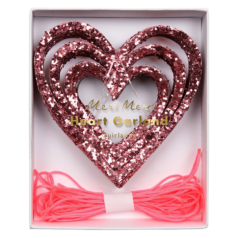 Meri Meri - Girlanda Serca kontury