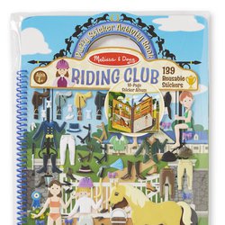 Melissa&Doug® - Wypukłe naklejki wielokrotne 139szt.- Koński świat