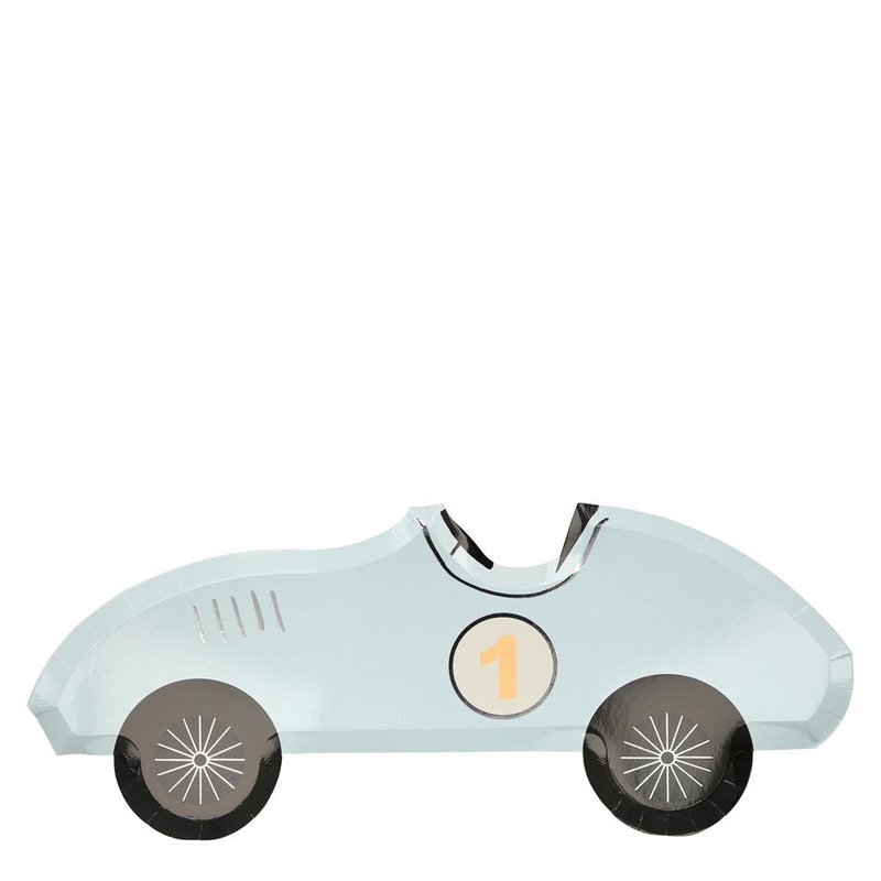 Meri Meri - Talerzyki Samochód wyścigowy