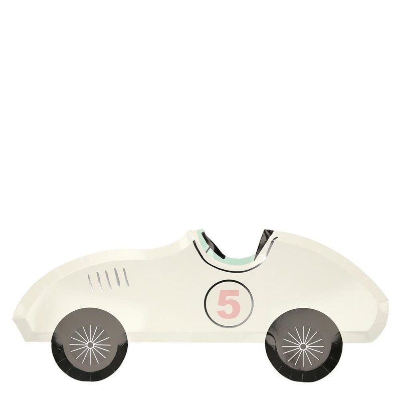 Meri Meri - Talerzyki Samochód wyścigowy