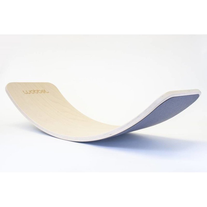 Deska do balansowania Original bielona z filcem, Mouse, Wobbel