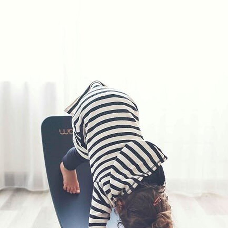 Deska do balansowania Original bielona z filcem, Mouse, Wobbel