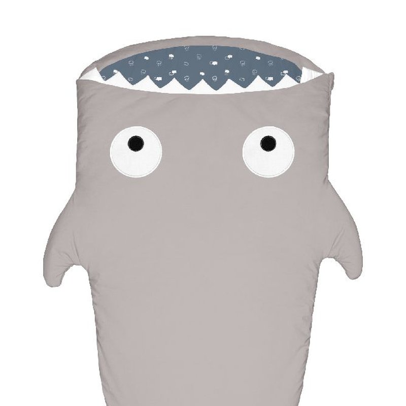 Baby Bites Śpiworek letni Shark (2-6 lat) Stone/Blue BABY BITES