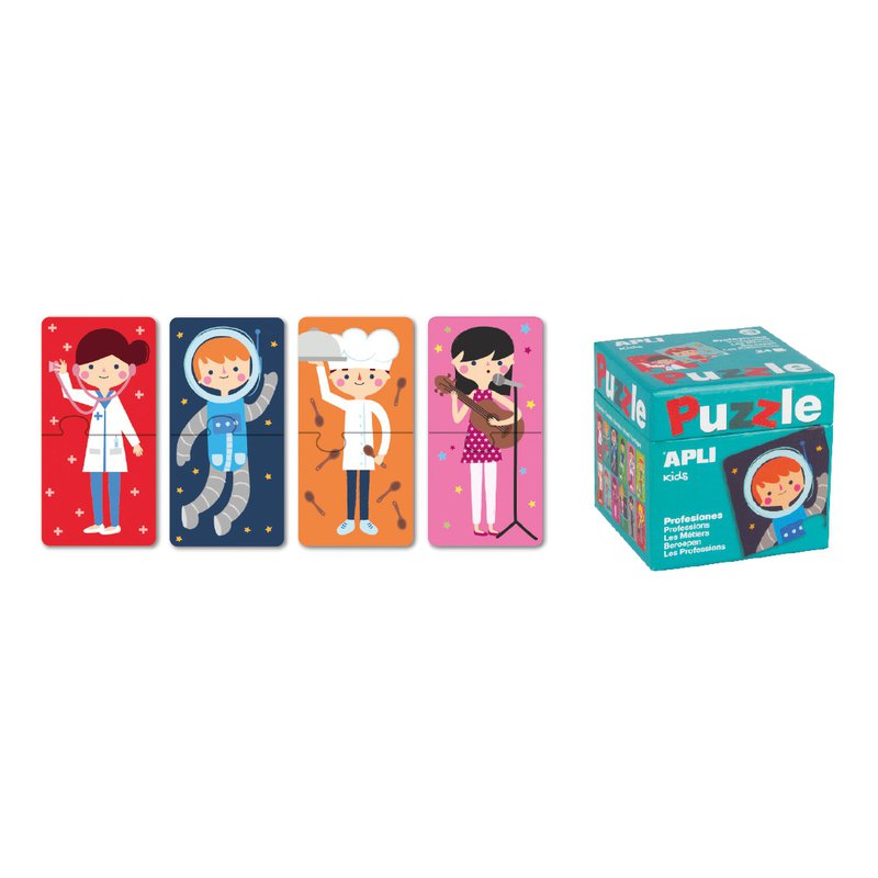 Puzzle dwuczęściowe Apli Kids - Zawody 3+