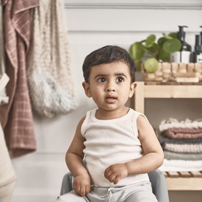 BABYBJORN - nocnik fotelik - szary