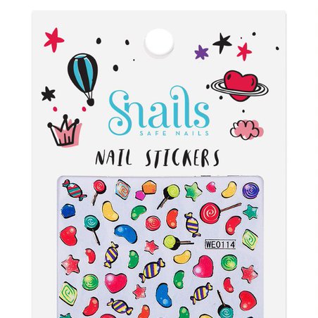 Snails, Naklejki na Paznokcie Candy Blast, dla dziewczynek SNAILS