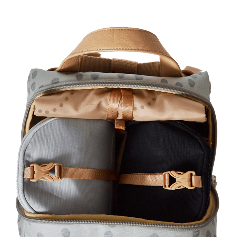 Plecak dla mamy Hartland ze skóry ekologicznej, PacaPod