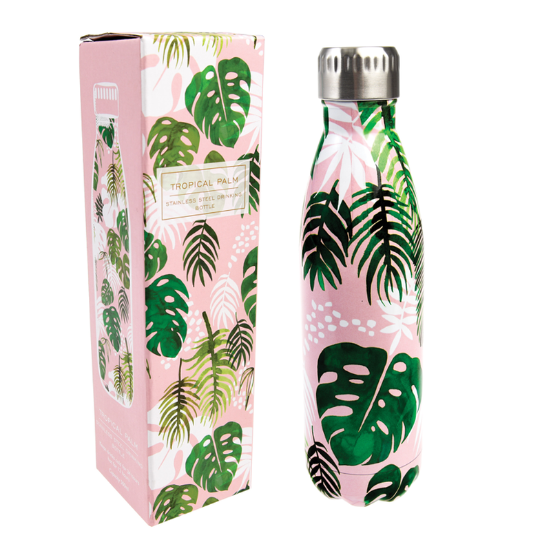 Termobutelka stalowa 500 ml, Tropical Palm, Rex London