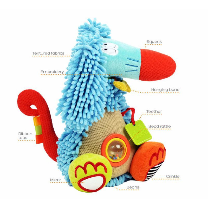 Zabawka sensoryczna Chart Afgański, Dolce