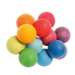 Perełki do chwytania 0+, tęczowe, Grimm's