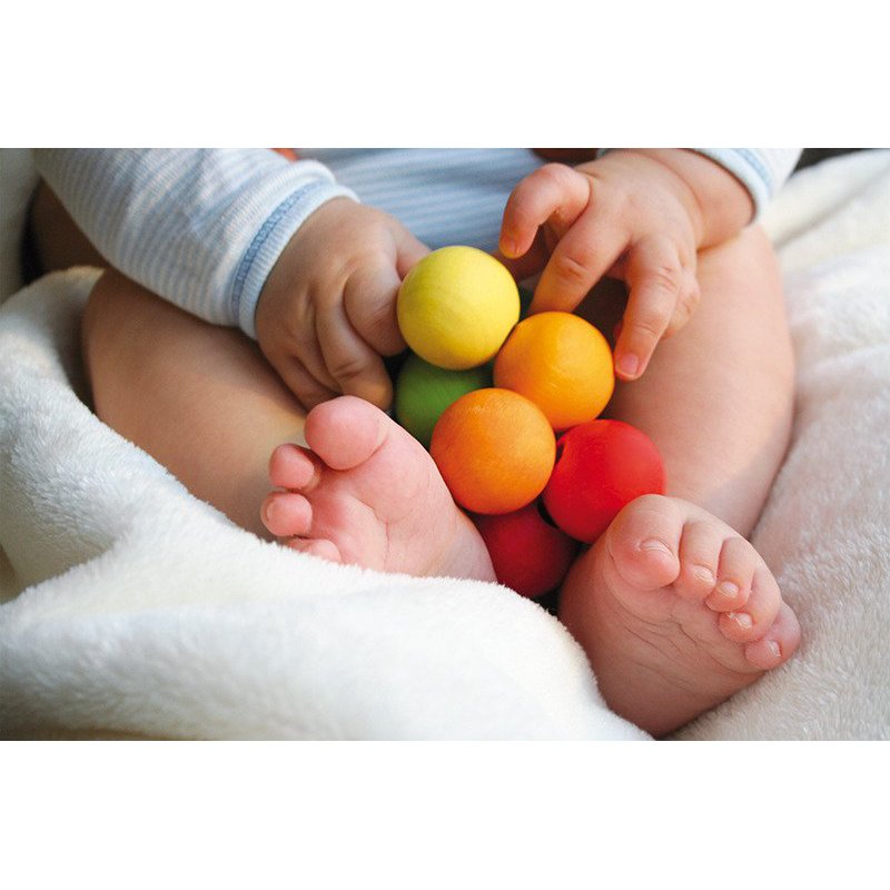 Perełki do chwytania 0+, tęczowe, Grimm's