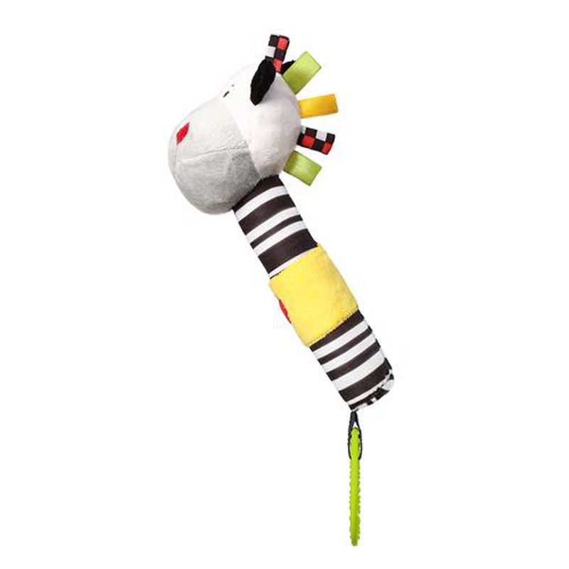 BABYONO - 634 Piszczek z gryzakiem ZEBRA ZACK C-MORE COLLECTION