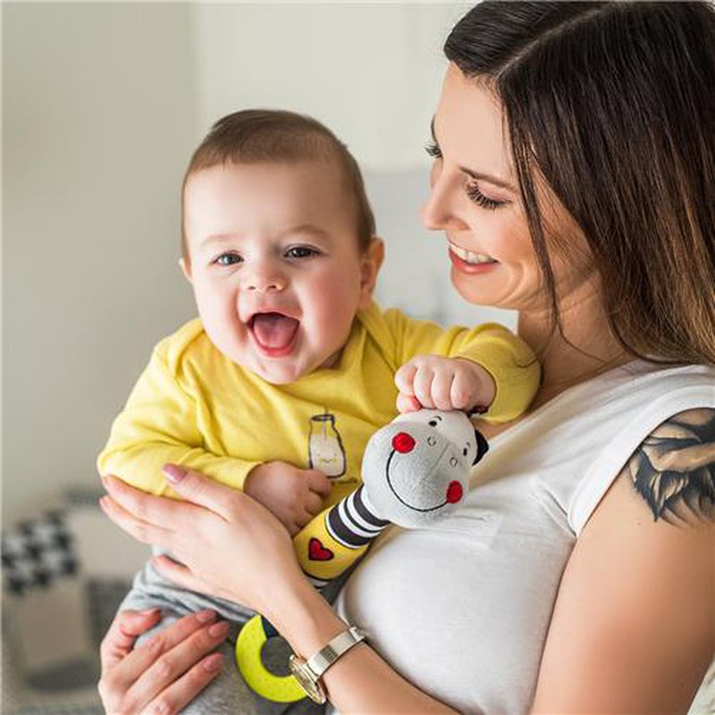 BABYONO - 634 Piszczek z gryzakiem ZEBRA ZACK C-MORE COLLECTION