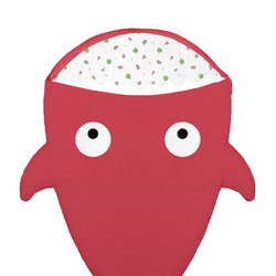 Baby Bites Śpiworek letni Shark (1-18 miesięcy) Raspberry BABY BITES