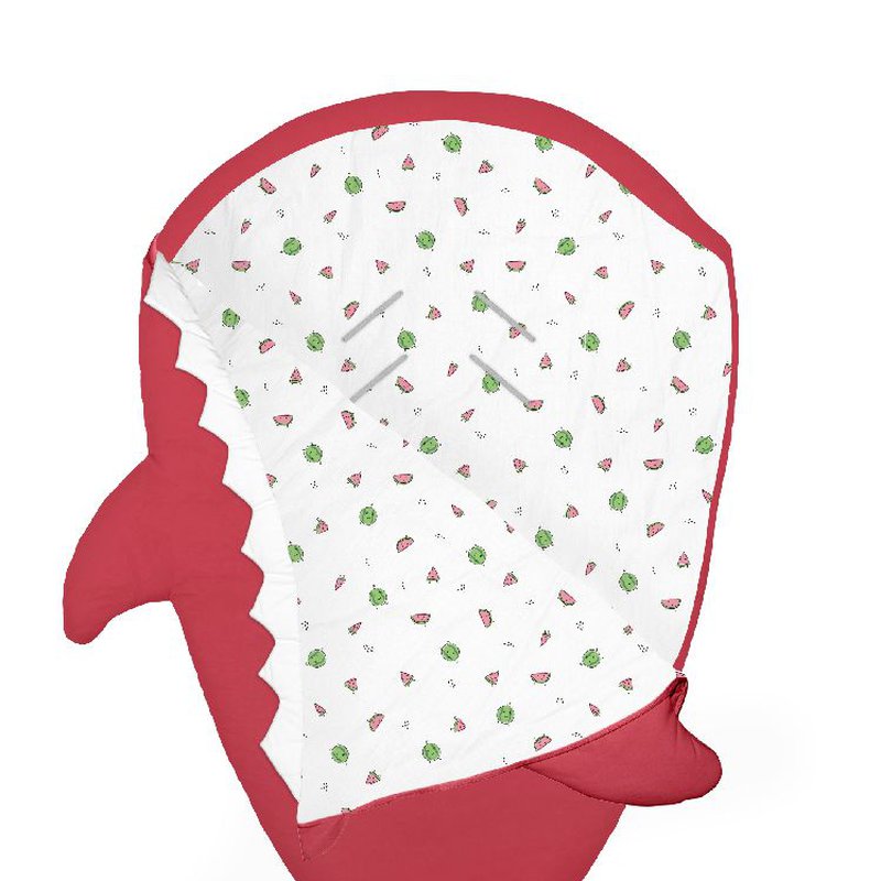 Baby Bites Śpiworek letni Shark (1-18 miesięcy) Raspberry BABY BITES