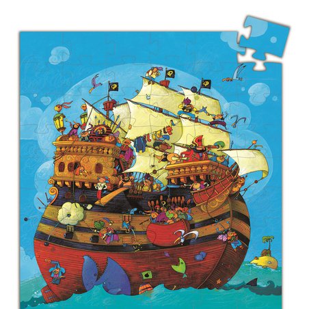 Djeco - Puzzle tekturowe STATEK PIRACKI 54 el. DJ07241 Djeco - Puzzle tekturowe STATEK PIRACKI 54 el. DJ07241