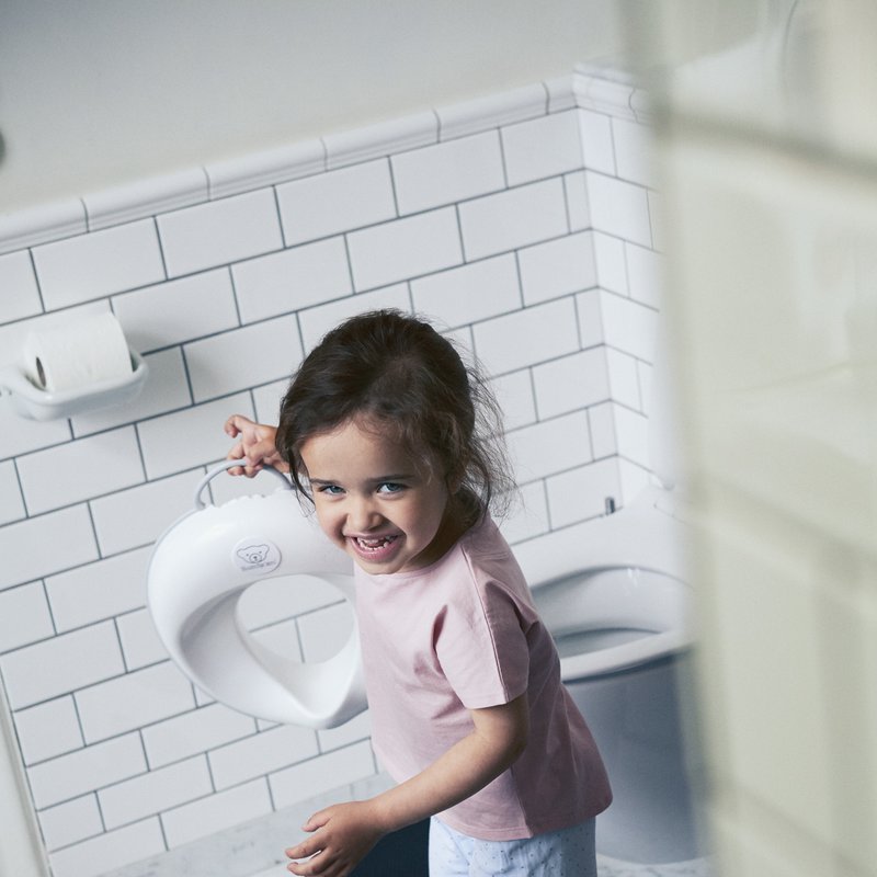 BABYBJORN - nakładka na deskę sedesową Biały/Szary