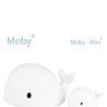 Flow Amsterdam - Lampka Nocna LED, Wieloryb Moby Mini, Biały