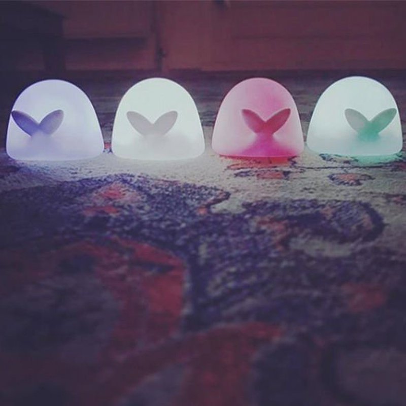 Flow Amsterdam - Lampka Nocna LED, Wieloryb Moby Mini, Biały