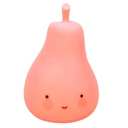 A Little Lovely Company - Mała Lampka Gruszka szczęścia Różowa