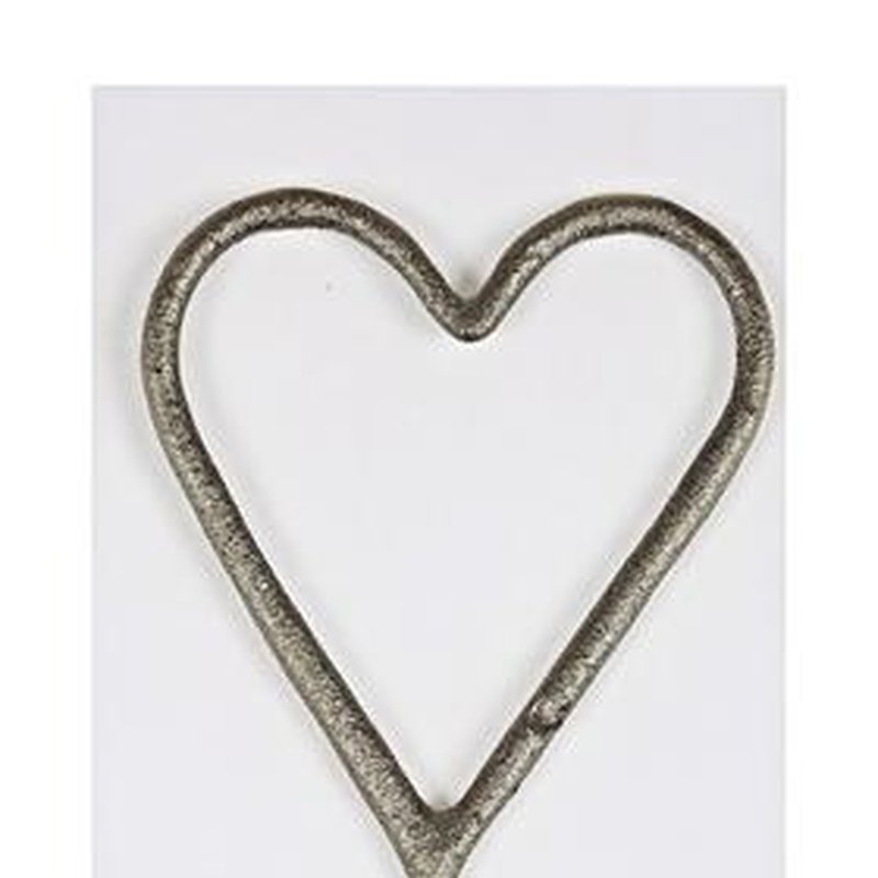 Meri Meri - Świeczka zimne ognie Serce srebrna