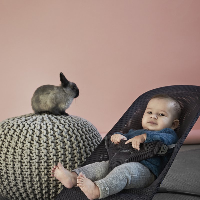 BABYBJORN - leżaczek BLISS MESH - Antracytowy