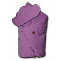 Hi Little One - zestaw kołderka z podusią/ rożek 2 w 1 LAVENDER