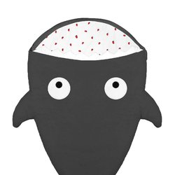 Baby Bites Śpiworek letni Shark (1-18 miesięcy) Grey BABY BITES