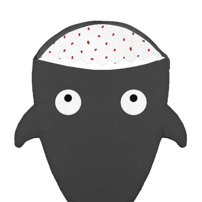 Baby Bites Śpiworek letni Shark (1-18 miesięcy) Grey BABY BITES