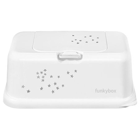 Funkybox - Pojemnik na Chusteczki, White Little Stars