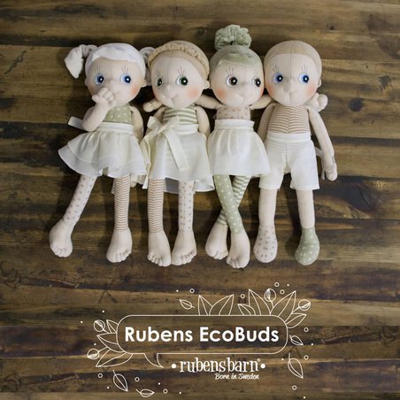 Rubens Barn® - Lalka Eco Buds, Iris, Rubens Barn, RB-160012