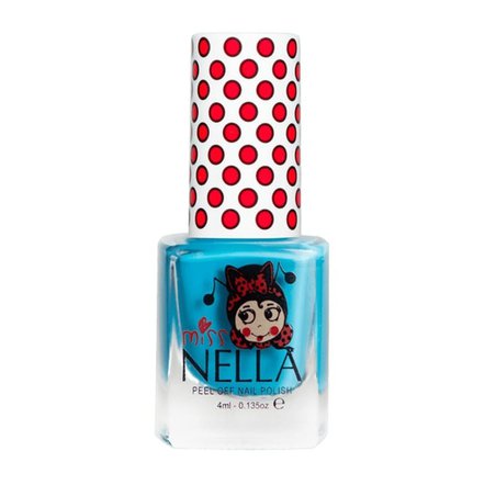 MISS NELLA - Bezzapachowy lakier do paznokci dla dzieci PEEL OFF Mermaid Blue Miss Nella