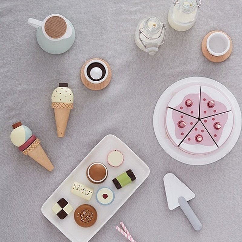 Kids Concept Bistro Zestaw Lodów Drewniany