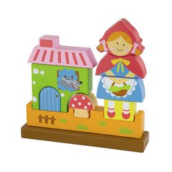 Viga - Klocki magnetyczne Czerwony kapturek