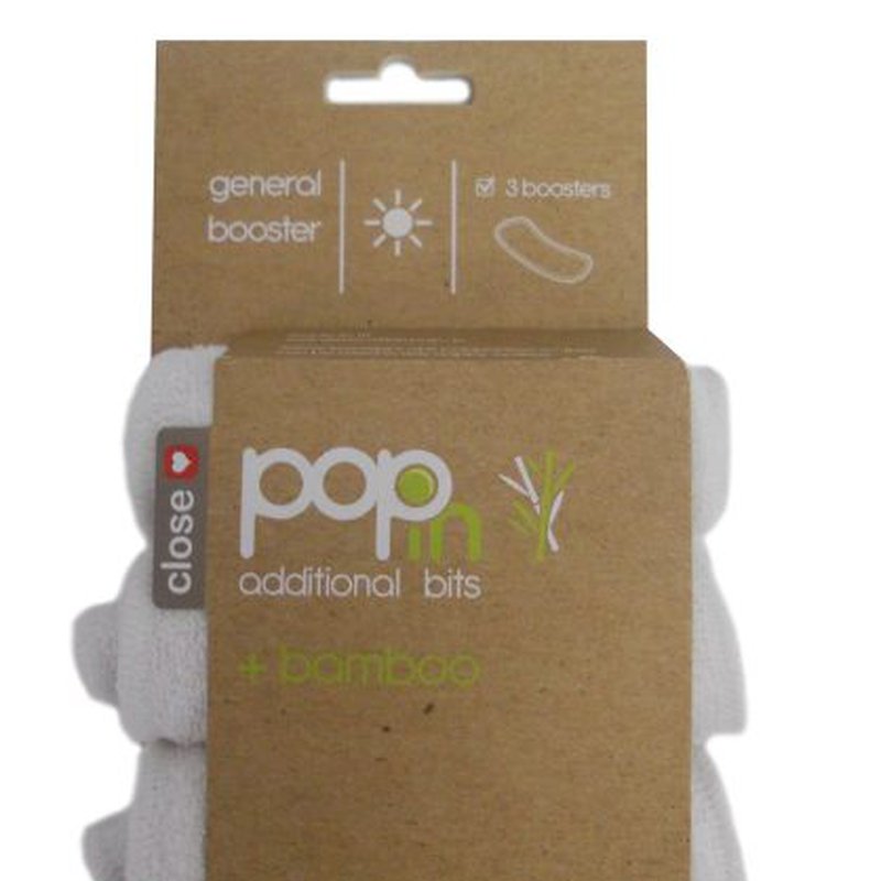 CLOSE - Zestaw 3 wkładek z bambusa (uniwersalnych) NOWEJ GENERACJI