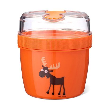 Carl Oscar- N'ice Cup™ L Pojemnik śniadaniowy z wkładem chłodzący Orange - Moose CARL OSCAR