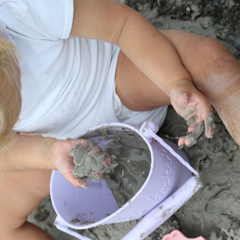 Funkit world - Składane wiaderko do wody i piasku Scrunch Bucket - Lila