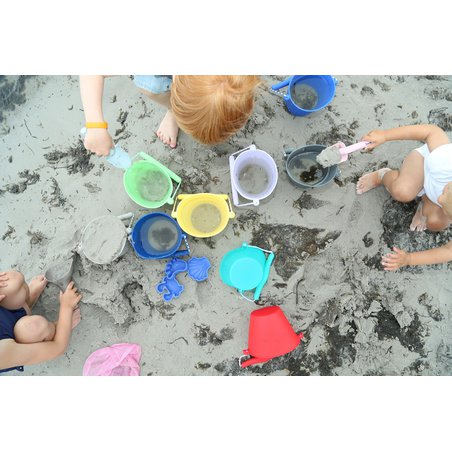 Funkit world - Składane wiaderko do wody i piasku Scrunch Bucket - Lila