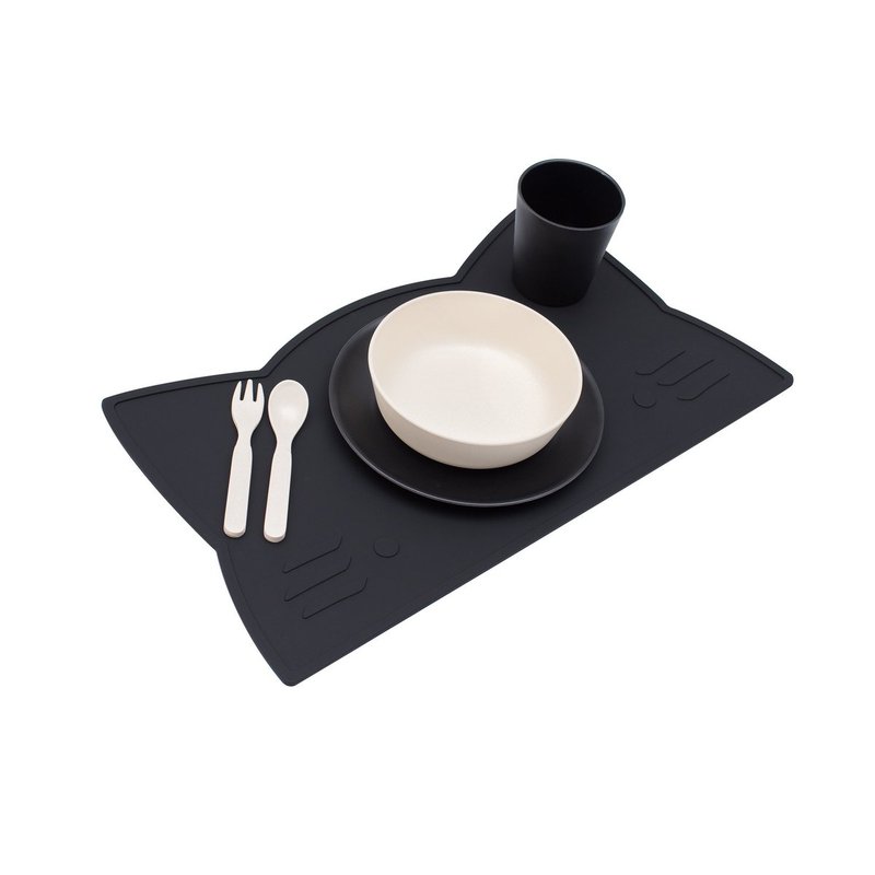 Silikonowa podkładka Kotek We Might Be Tiny - Pure Black